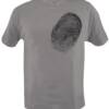 Fingerprint #2- Black Print on a Grey Shirt- $13