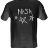 NASA Black (a Bolt Classic!)- Silver print on Black Shirt- $13