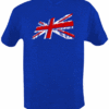 U Jack- Red/White print on a Royal Blue shirt- SOLD OUT!!! (Sorry)