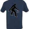 Bigfoot Lunchbox- Black/White Print on a Denim Color Shirt- $15 (With Bonus Survival Tips)