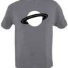 Silver Saturn- Silver/Black Print on a Grey shirt- $15 (With Bonus Survival Tips)