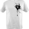 Black Heart- Black Print on a White Shirt- Sold Out.