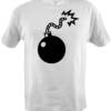 Bomb! (a Bolt Classic!)- Black Print on a White Shirt- $13 (Fun Fact: This shirt has gotten me out of jury duty before!)